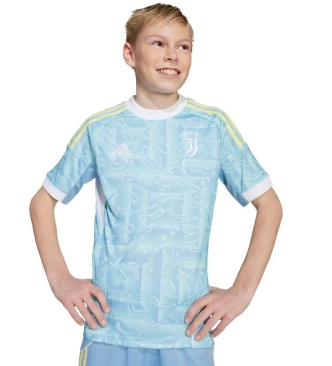 Kid's Juventus Away Jersey+Shorts 2025/26 - Image 4