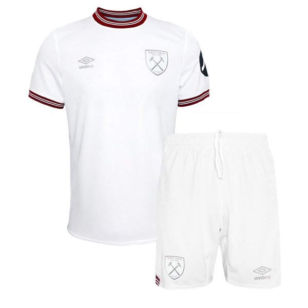 Kid's West Ham Away Jersey+Shorts 23/24