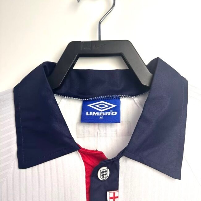 England Home Retro Long Sleeve Jersey 1998