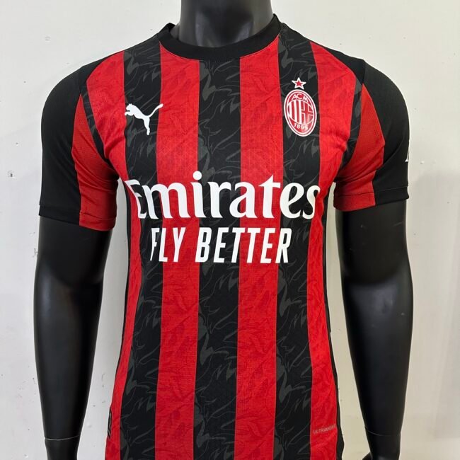 AC Milan Home Jersey Player Version 2025/26