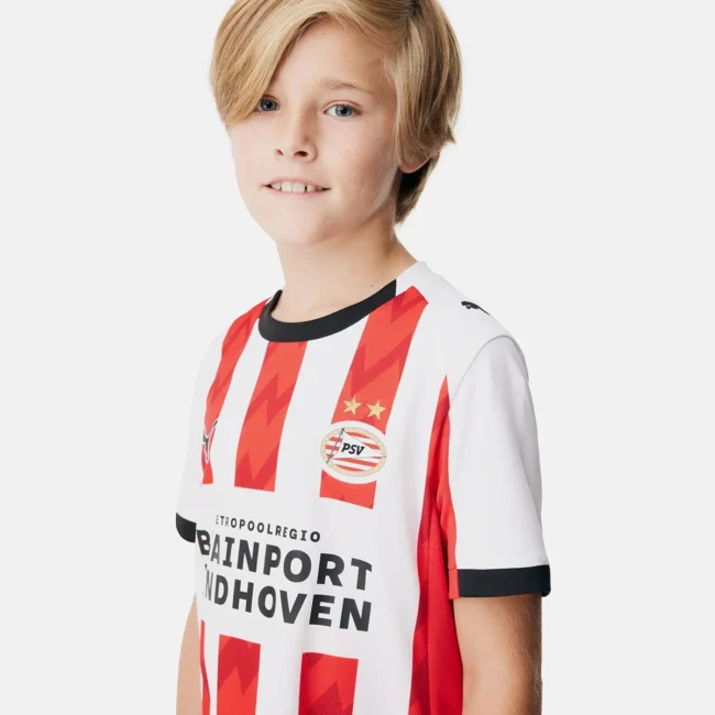 Kid’s PSV Eindhoven Home Jersey 2025/26
