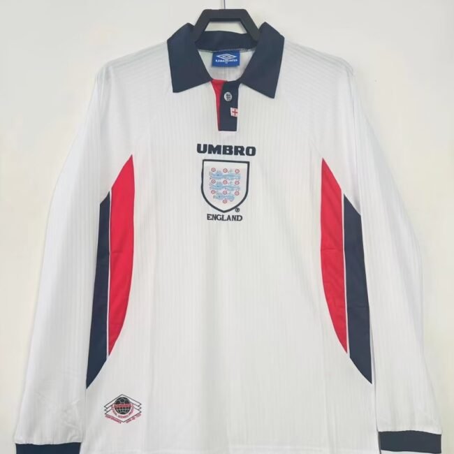 England Home Retro Long Sleeve Jersey 1998