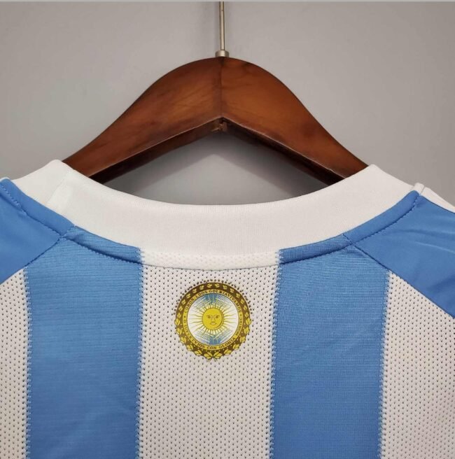 Argentina Home Retro Jersey 2010 - Image 3