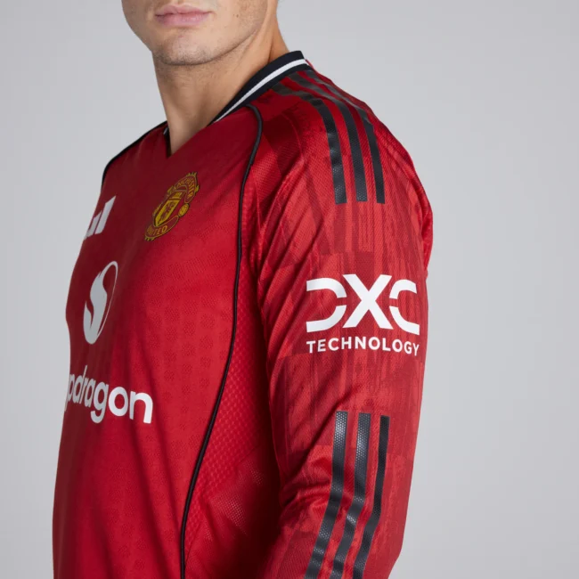 Manchester United Home Long Sleeve Jersey 2025/26