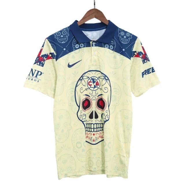 Club America Yellow Day of the Dead Jersey