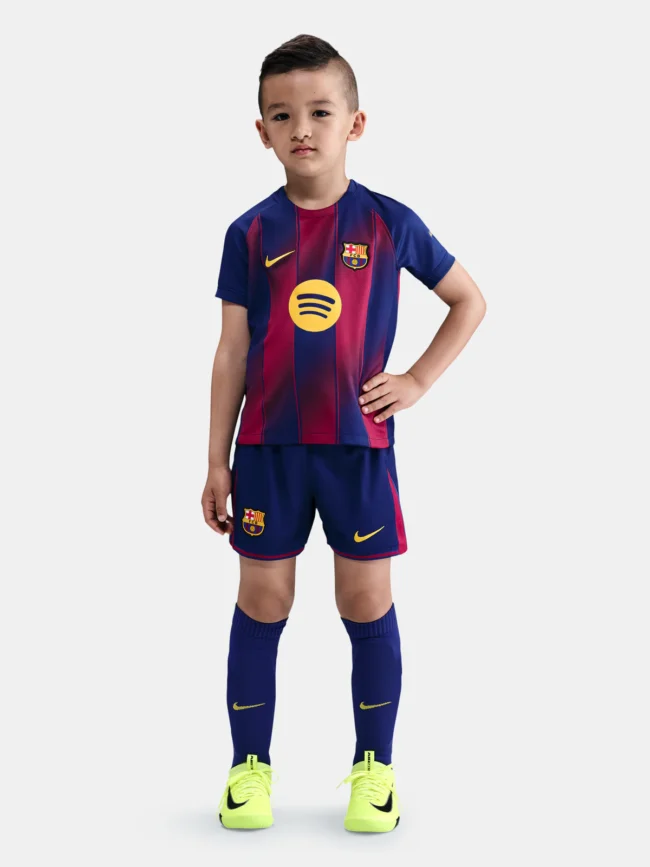 Kid's Barcelona Away Jersey+Shorts 2025/26 - Image 3
