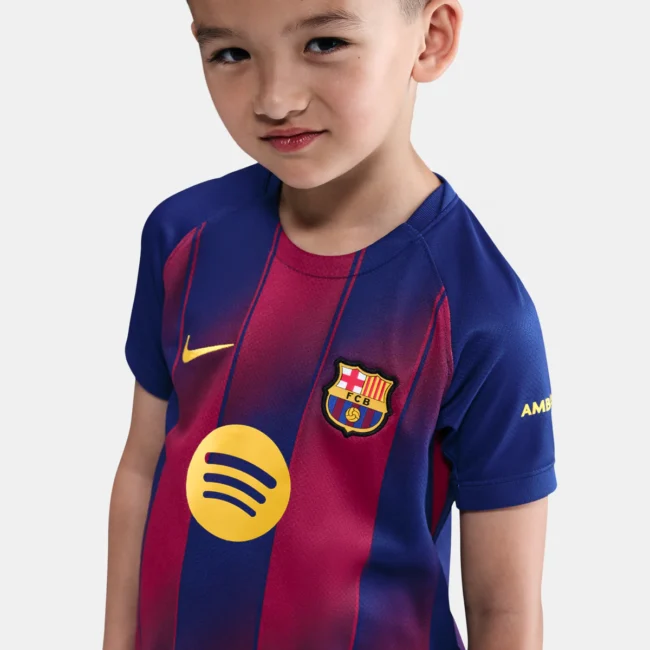 Kid's Barcelona Away Jersey+Shorts 2025/26