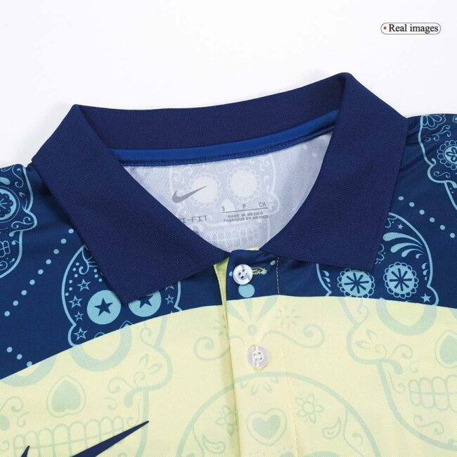 Club America Yellow Day of the Dead Jersey