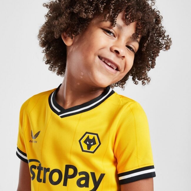 Kid's Wolverhampton Wanderers Home Jersey+Shorts 23/24