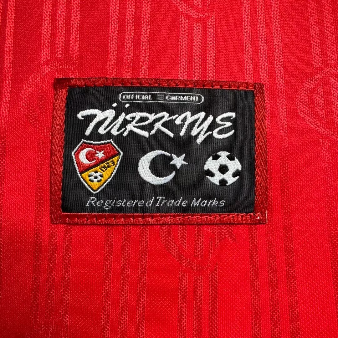 Turkey Home Jersey 1996 - Image 8