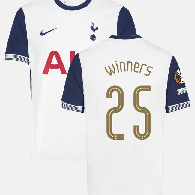 kid's Europa League Winners Tottenham Hotspur Home Shirt 2024/25