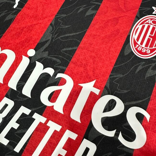 AC Milan Home Jersey Player Version 2025/26