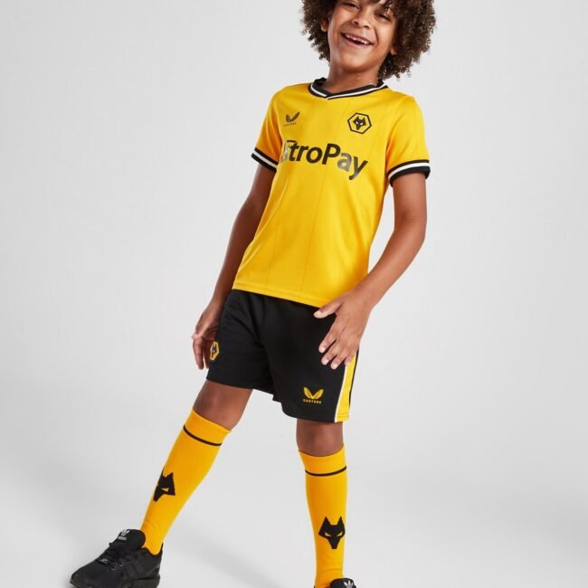 Kid's Wolverhampton Wanderers Home Jersey+Shorts 23/24