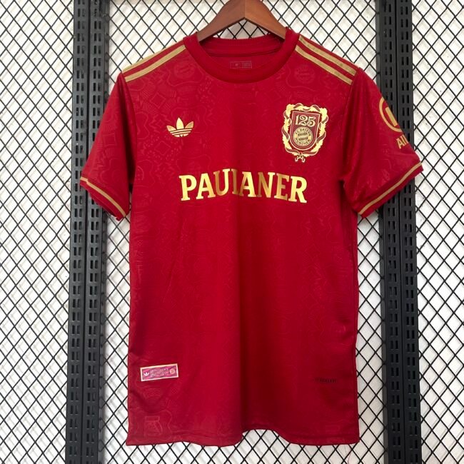 Bayern Munich 125th Anniversary jersey English Advertising