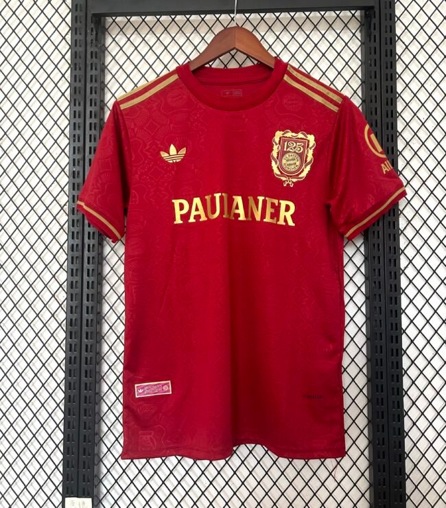 Bayern Munich 125th Anniversary jersey English Advertising