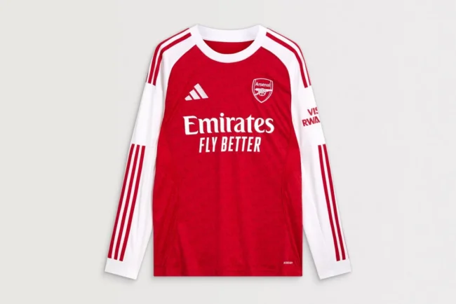 Arsenal Home Long Sleeve Jersey 2025/26