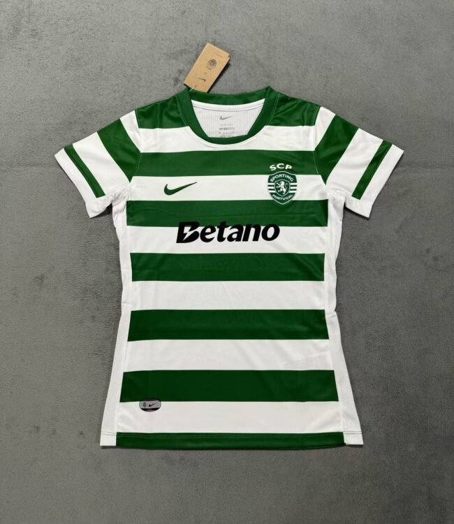Women's Sporting CP(Lisboa) Home Jersey 2025/26