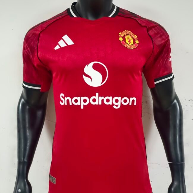 Manchester United Home Jersey Player Version 2025/26