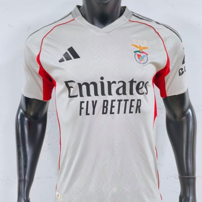 Benfica Away Jersey Player Version 2025/26