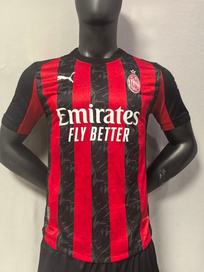 AC Milan Home Jersey Player Version 2025/26